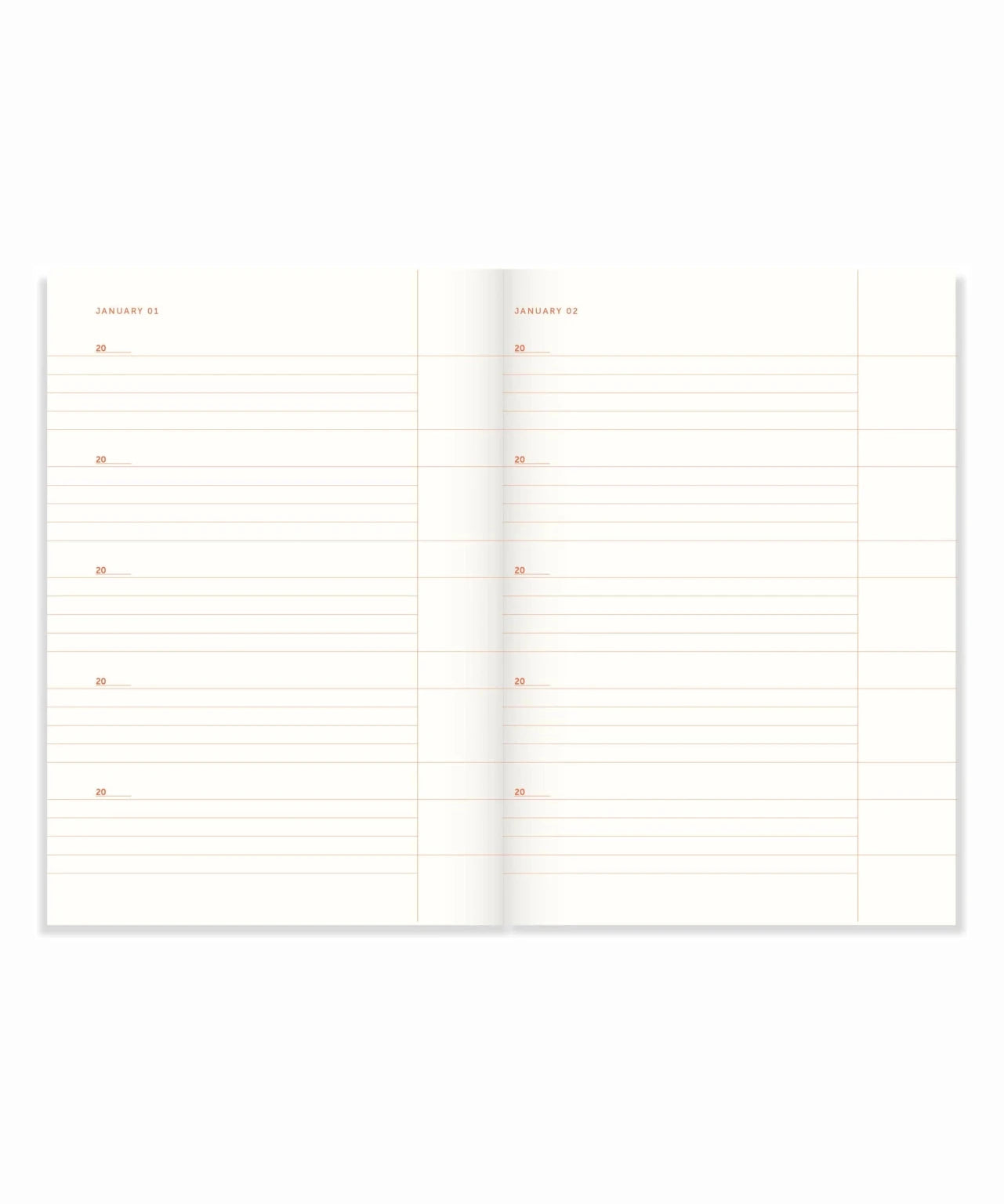 A - Journal - ONE LINE A DAY 5 - Jahres - Tagebuch • Linen Emerald - Tagebuch - ROSA ECK