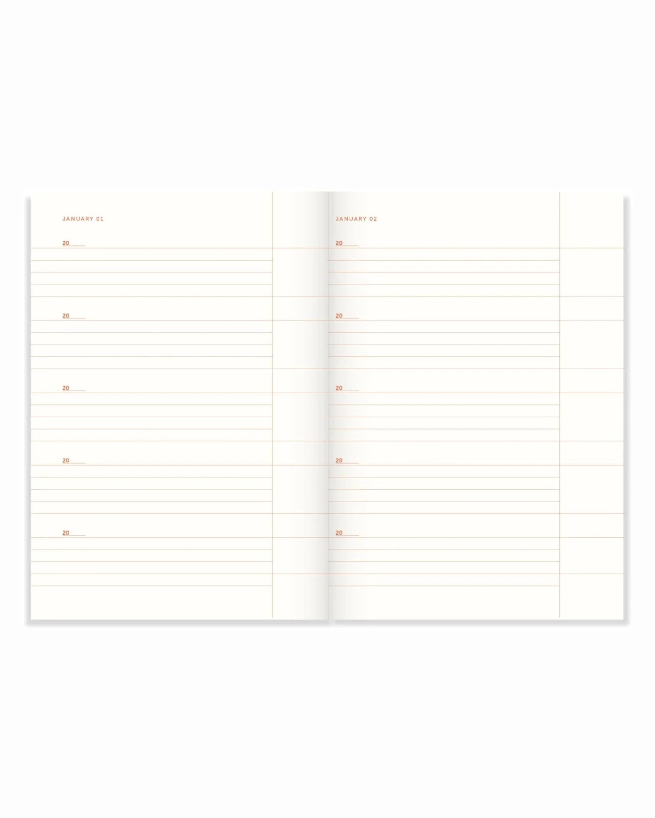 A - Journal - ONE LINE A DAY 5 - Jahres - Tagebuch • Linen Emerald - Tagebuch - ROSA ECK