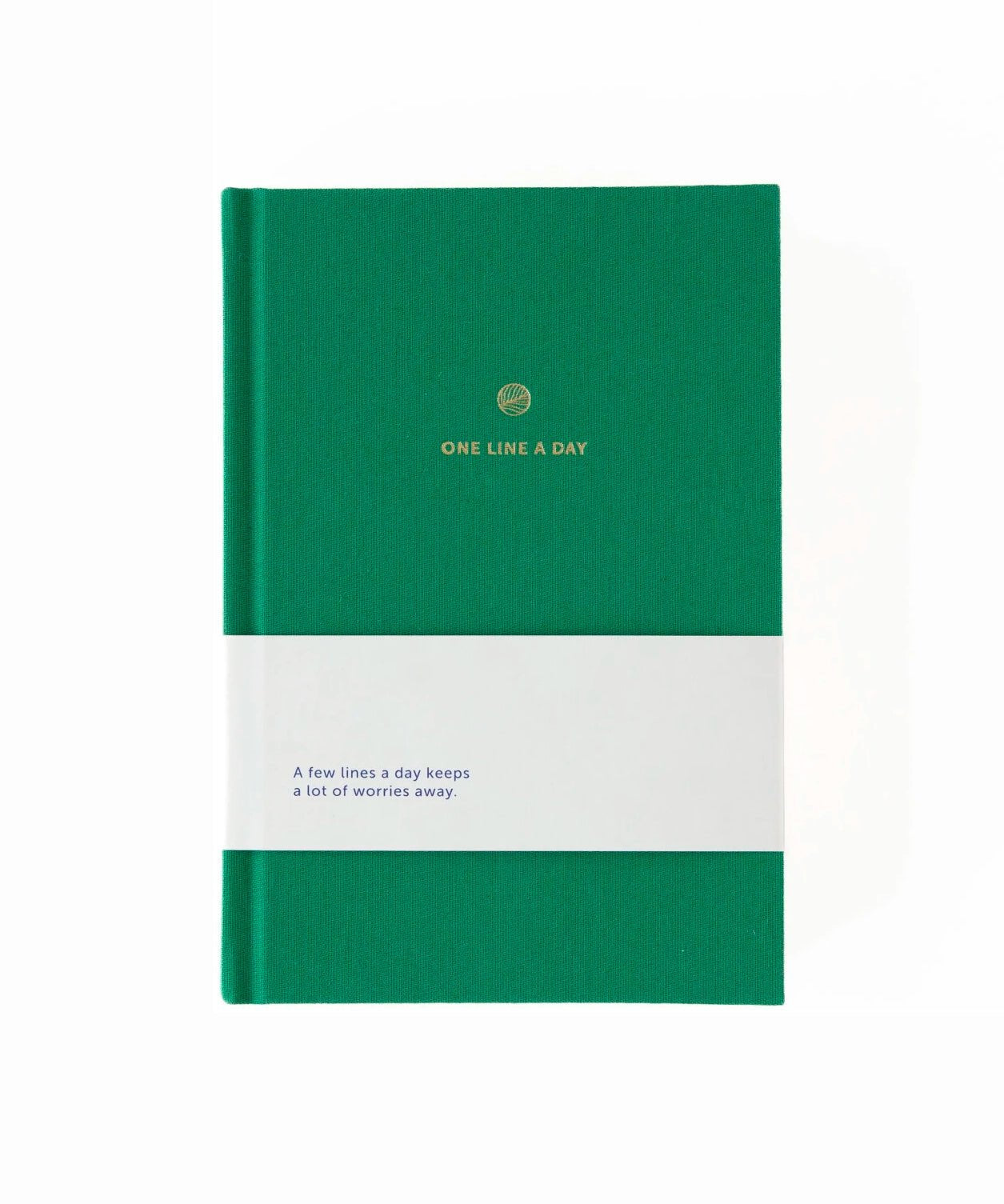 A - Journal - ONE LINE A DAY 5 - Jahres - Tagebuch • Linen Emerald - Tagebuch - ROSA ECK