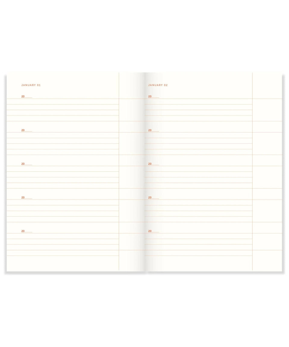 A - Journal - ONE LINE A DAY Notizbuch • Flow blue - Notizbuch - ROSA ECK Concept Store