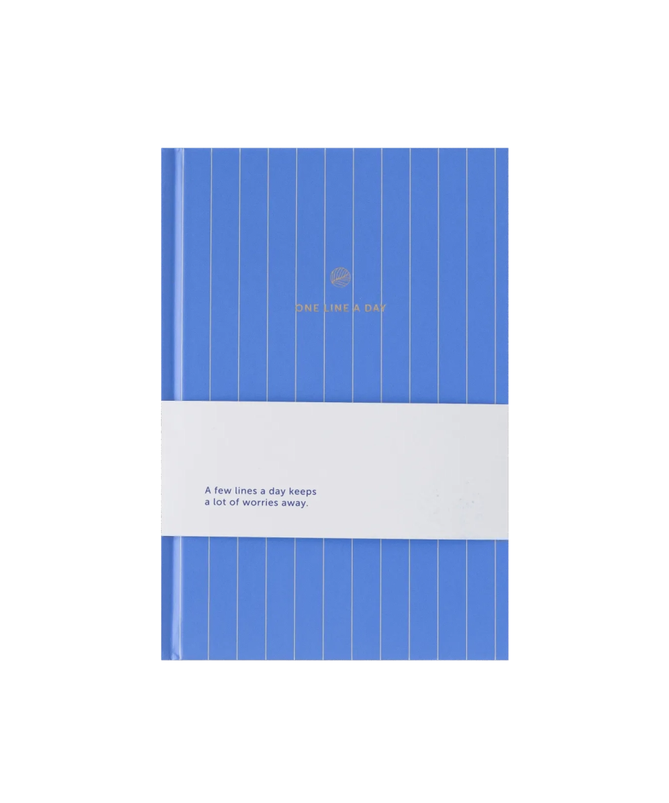 A - Journal - ONE LINE A DAY Notizbuch • Lavender Stripes - Notizbuch - ROSA ECK Concept Store
