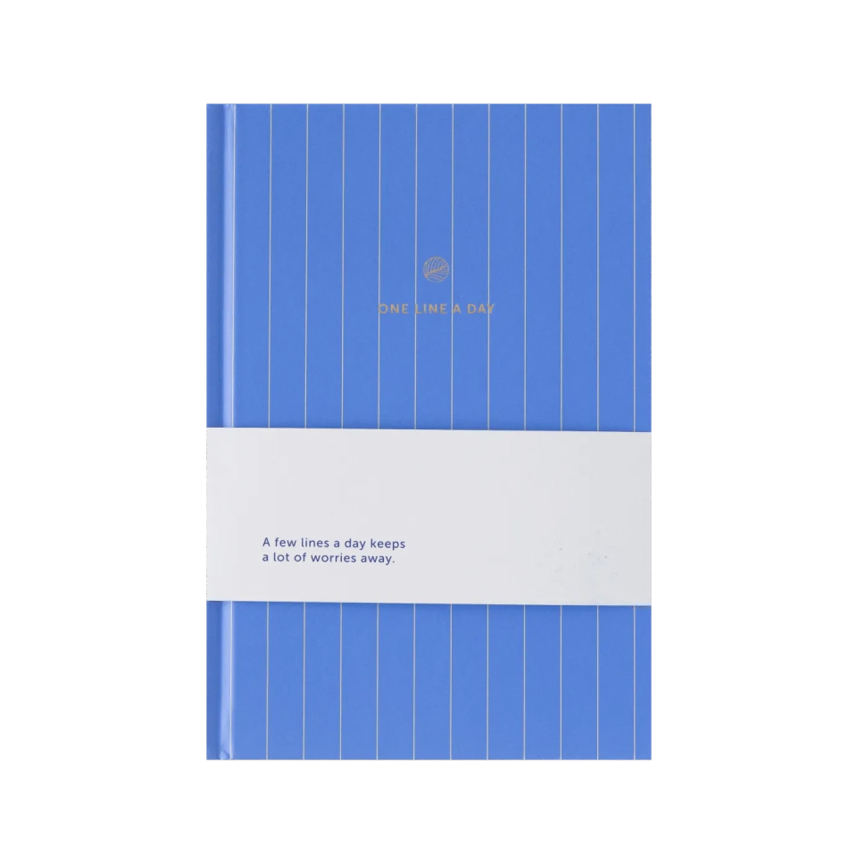 A - Journal - ONE LINE A DAY Notizbuch • Lavender Stripes - Notizbuch - ROSA ECK Concept Store
