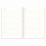 A - Journal - ONE LINE A DAY Tagebuch • Flow Blue Brown - Notizbuch - ROSA ECK Concept Store