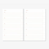 A - Journal - ONE LINE A DAY Tagebuch • Sun Flow Pink - ROSA ECK