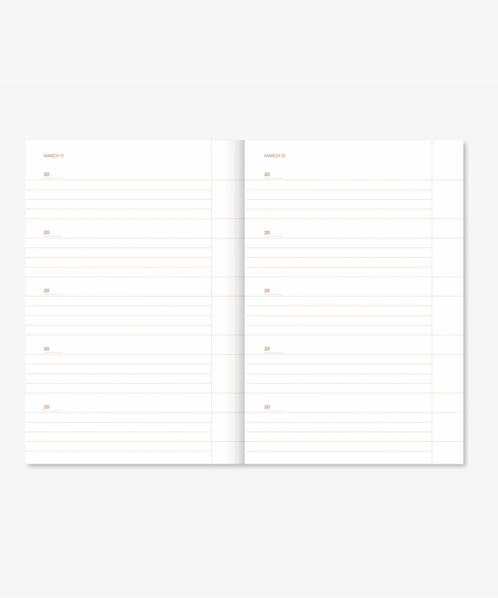 A - Journal - ONE LINE A DAY Tagebuch • Sun Flow Pink - ROSA ECK