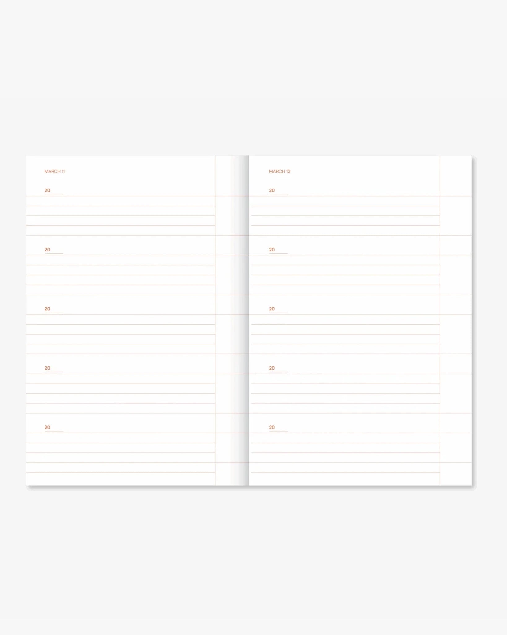 A - Journal - ONE LINE A DAY Tagebuch • Sun Flow Pink - ROSA ECK