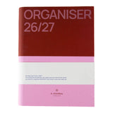 A-Journal - ORGANISER Terminplaner mit Spiralbidung (2026/2027) • Pink - ROSA ECK