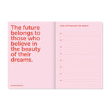 A-Journal - ORGANISER Terminplaner mit Spiralbindung (2027) • Checkered Pink Red - ROSA ECK