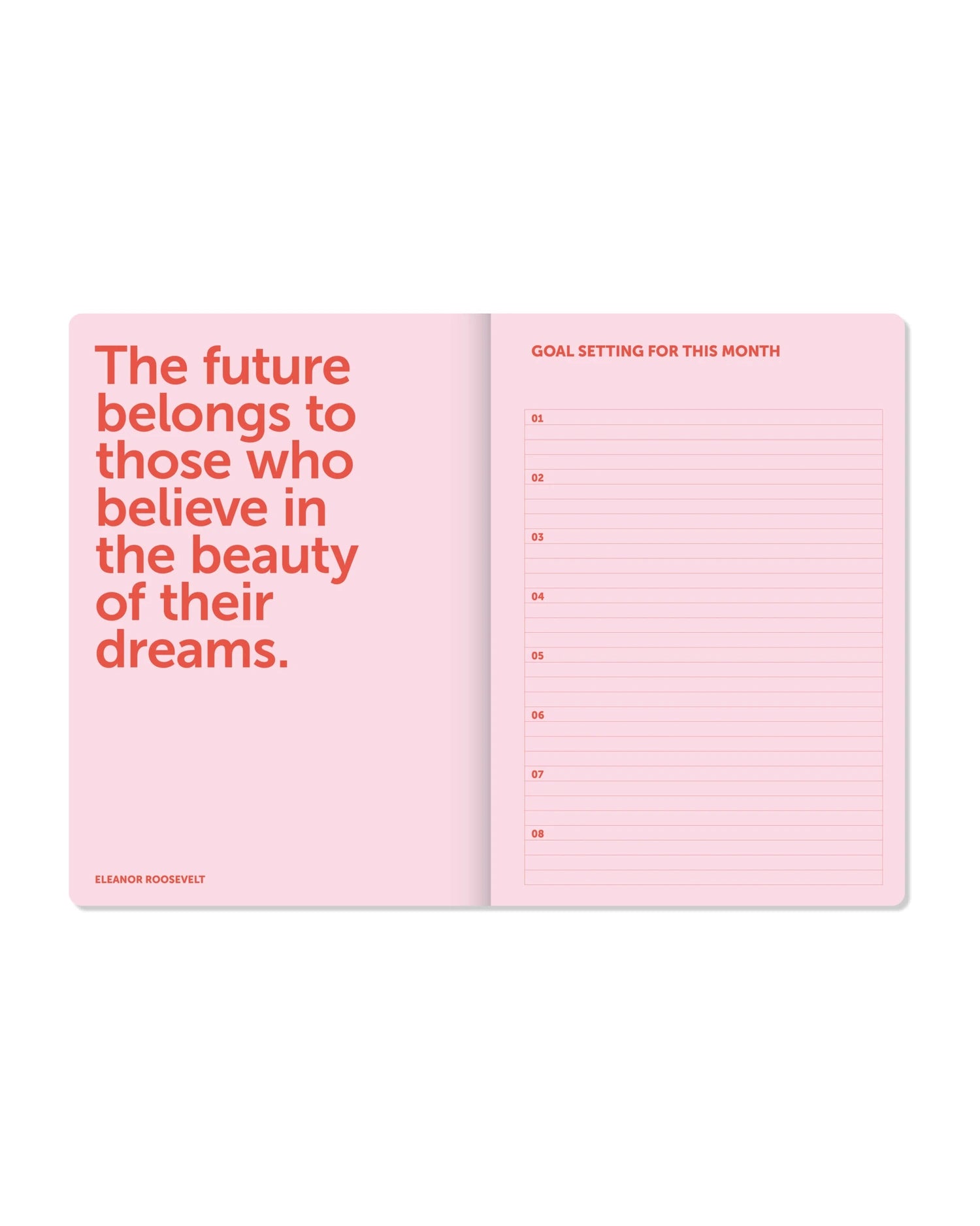 A-Journal - ORGANISER Terminplaner mit Spiralbindung (2027) • Pink Red - ROSA ECK