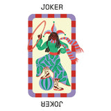 A - Journal - PLAYING CARDS Spielkarten • Stripes Red Pink - Spielkarten - ROSA ECK