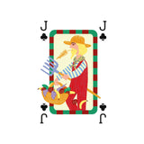 A - Journal - PLAYING CARDS Spielkarten • Stripes Red Pink - Spielkarten - ROSA ECK
