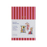 A - Journal - PLAYING CARDS Spielkarten • Stripes Red Pink - Spielkarten - ROSA ECK