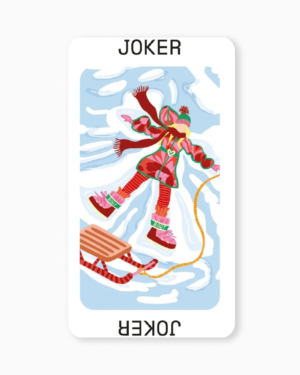 A - Journal - PLAYING CARDS Spielkarten • Winter - Edition - Spielkarten - ROSA ECK