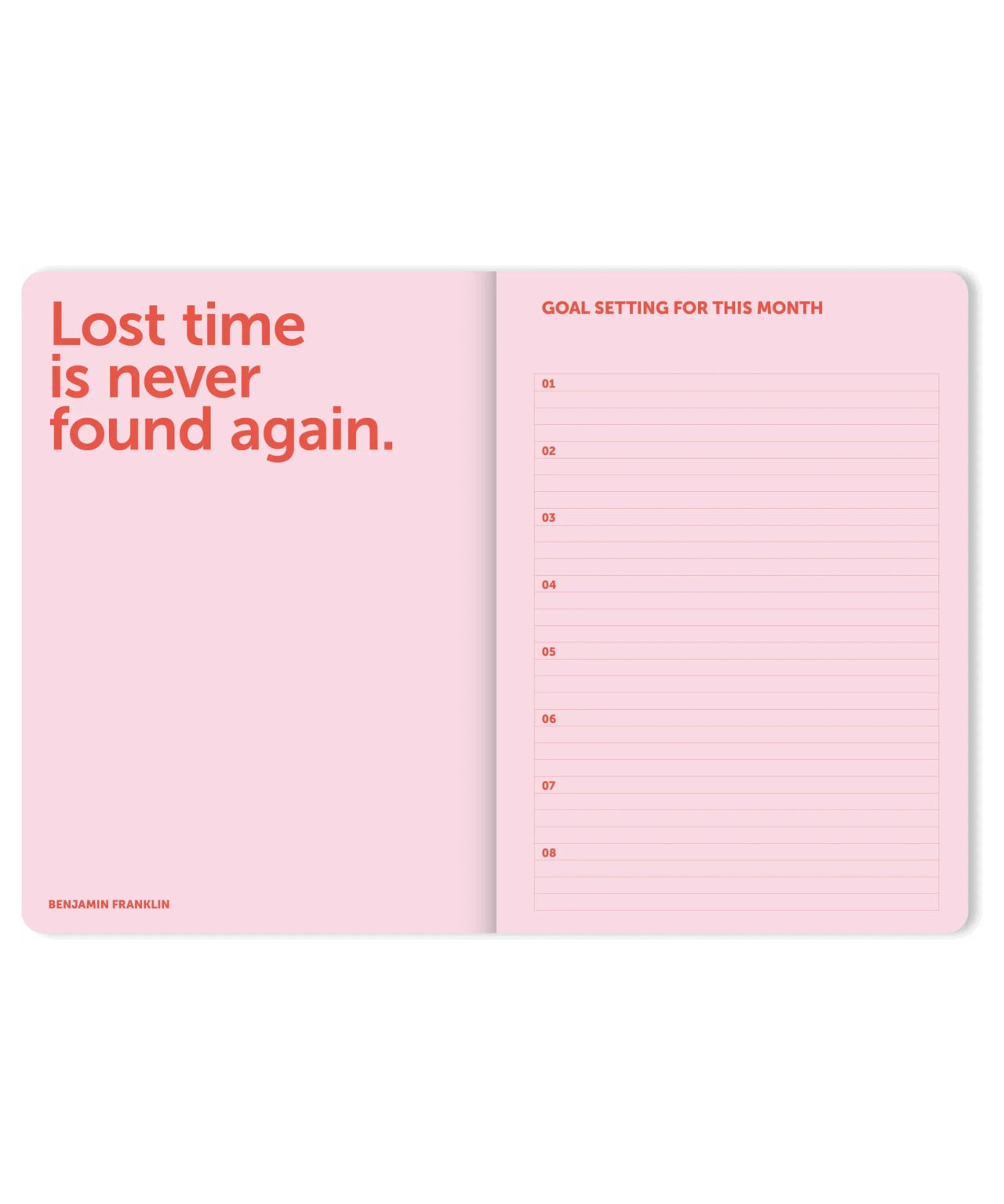 A - Journal - SPIRAL ORGANISER 2026 Terminplaner • Pink Red - Terminplaner - ROSA ECK Concept Store