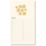 A - Journal Stationery - BIRTHDAY CALENDER Geburtstagskalender | Sun Pink - Kalender - ROSA ECK - Fabrique à la carte, Rot, Sonne