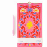 A - Journal Stationery - BIRTHDAY CALENDER Geburtstagskalender | Sun Pink - Kalender - ROSA ECK - Fabrique à la carte, Rot, Sonne
