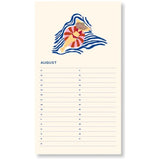 A - Journal Stationery - BIRTHDAY CALENDER Geburtstagskalender | Sun Pink - Kalender - ROSA ECK - Fabrique à la carte, Rot, Sonne