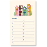 A - Journal Stationery - BIRTHDAY CALENDER Geburtstagskalender | Sun Pink - Kalender - ROSA ECK - Fabrique à la carte, Rot, Sonne