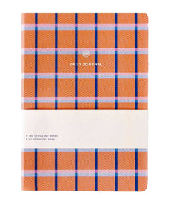 A - Journal Stationery - DAILY JOURNAL Tagebuch Kariert - ROSA ECK - Papier, ,