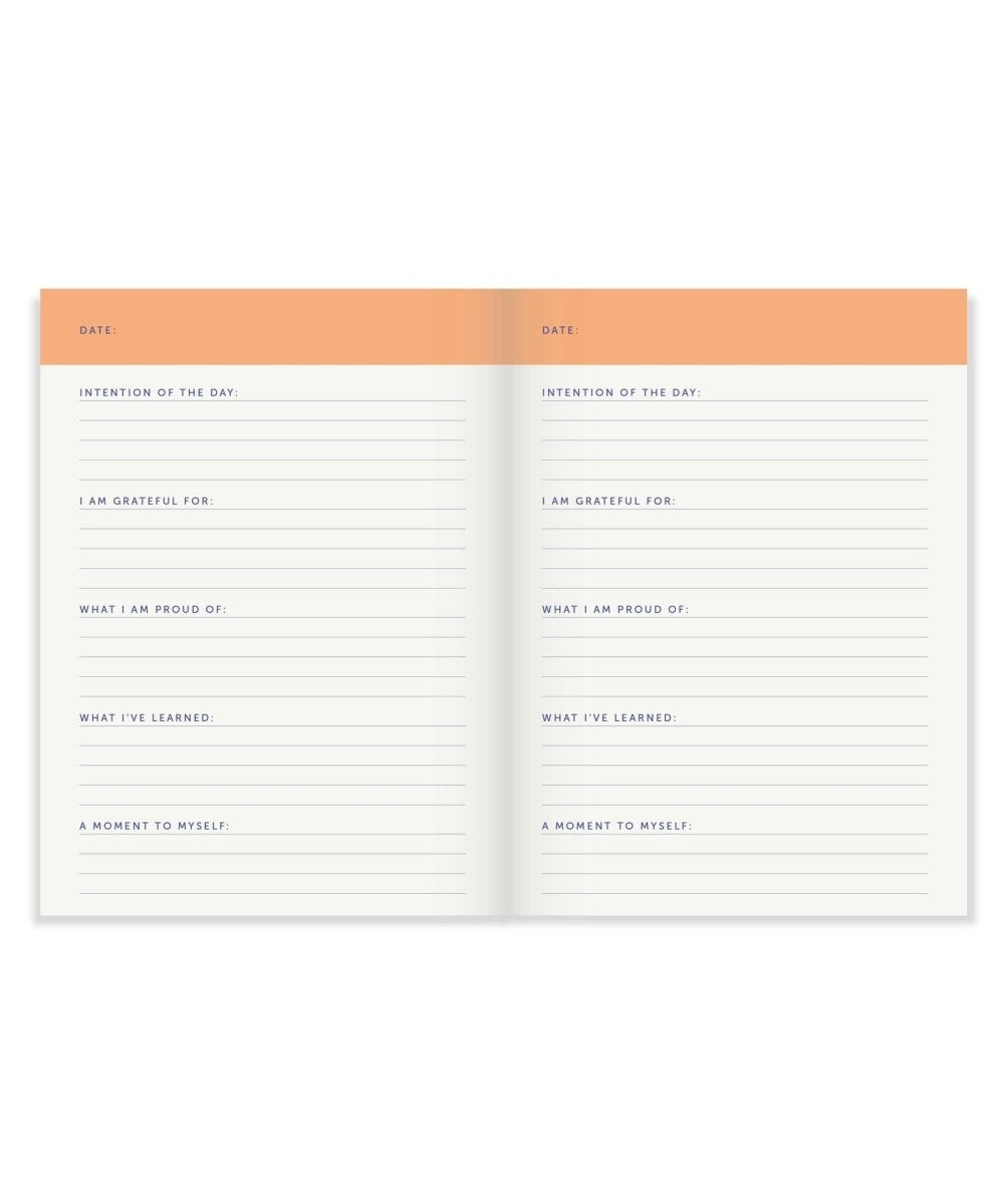 A - Journal Stationery - DAILY JOURNAL Tagebuch Kariert - ROSA ECK - Papier, ,
