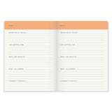 A - Journal Stationery - DAILY JOURNAL Tagebuch Kariert - ROSA ECK - Papier, ,