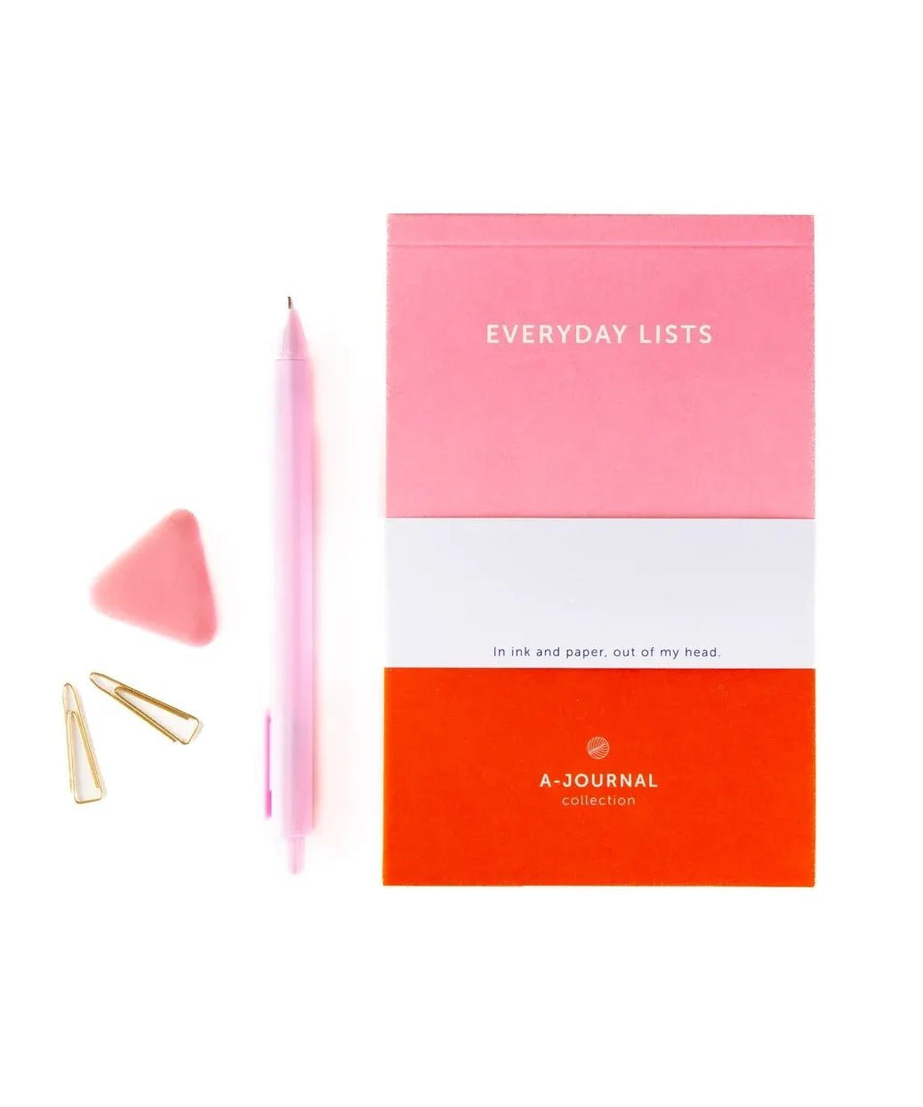 A - Journal Stationery - EVERYDAY LISTS Checklisten - Notizblock | Rot Rosa - Notizblock - ROSA ECK Concept Store