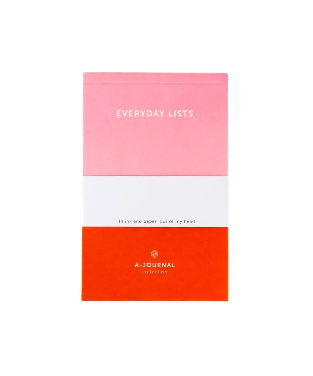 A - Journal Stationery - EVERYDAY LISTS Checklisten - Notizblock | Rot Rosa - Notizblock - ROSA ECK Concept Store