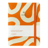 A - Journal Stationery - JOURNAL Notizbuch Flow Orange - ROSA ECK - , ,