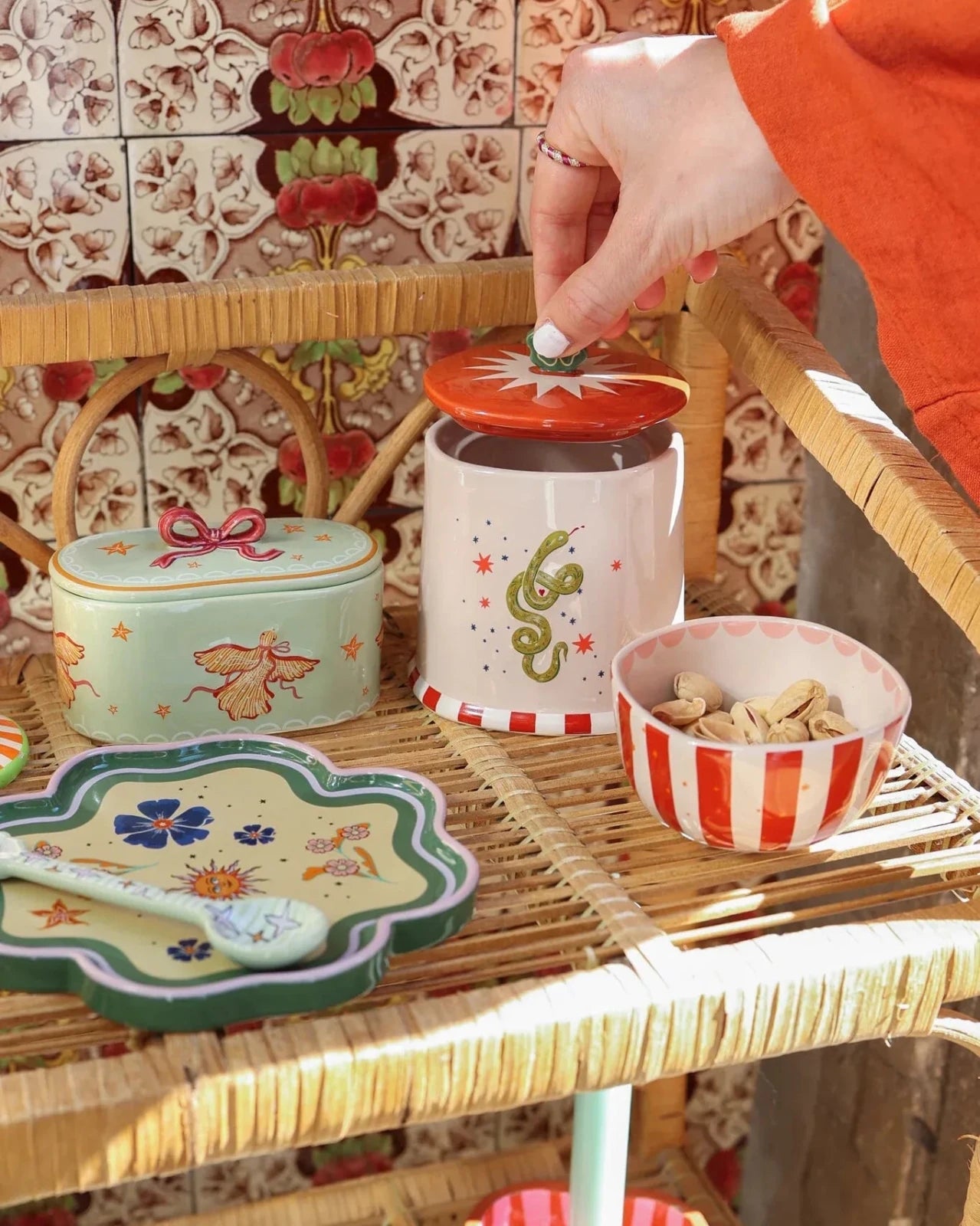 All the Luck in the World - Aufbewahrungsdose • Bird with Bow - ROSA ECK