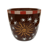 All the Luck in the World - Becher (200 ml) • Brown with Sun and Stars - ROSA ECK