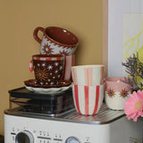 All the Luck in the World - Becher (200 ml) • Brown with Sun and Stars - ROSA ECK