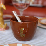 All the Luck in the World - Becher (300 ml) • Brown Leopard - ROSA ECK