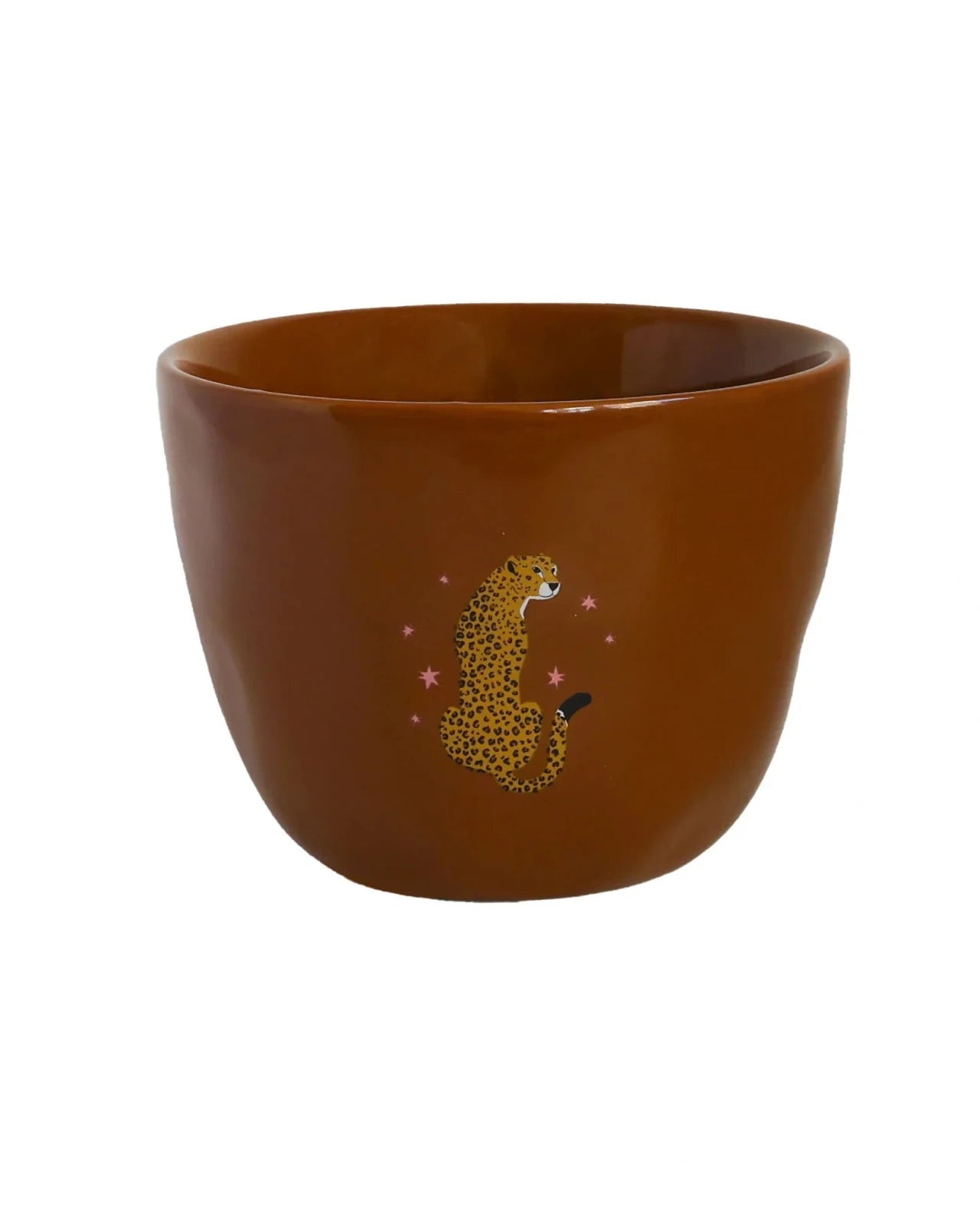 All the Luck in the World - Becher (300 ml) • Brown Leopard - ROSA ECK