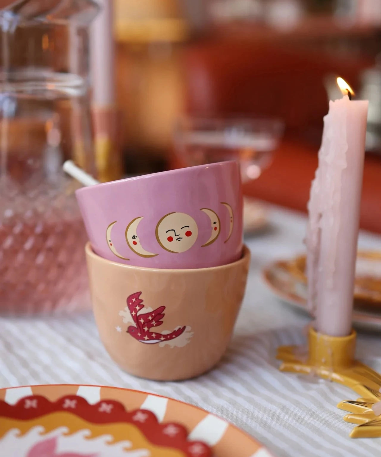 All the Luck in the World - Becher (300 ml) • Pink Moon - ROSA ECK