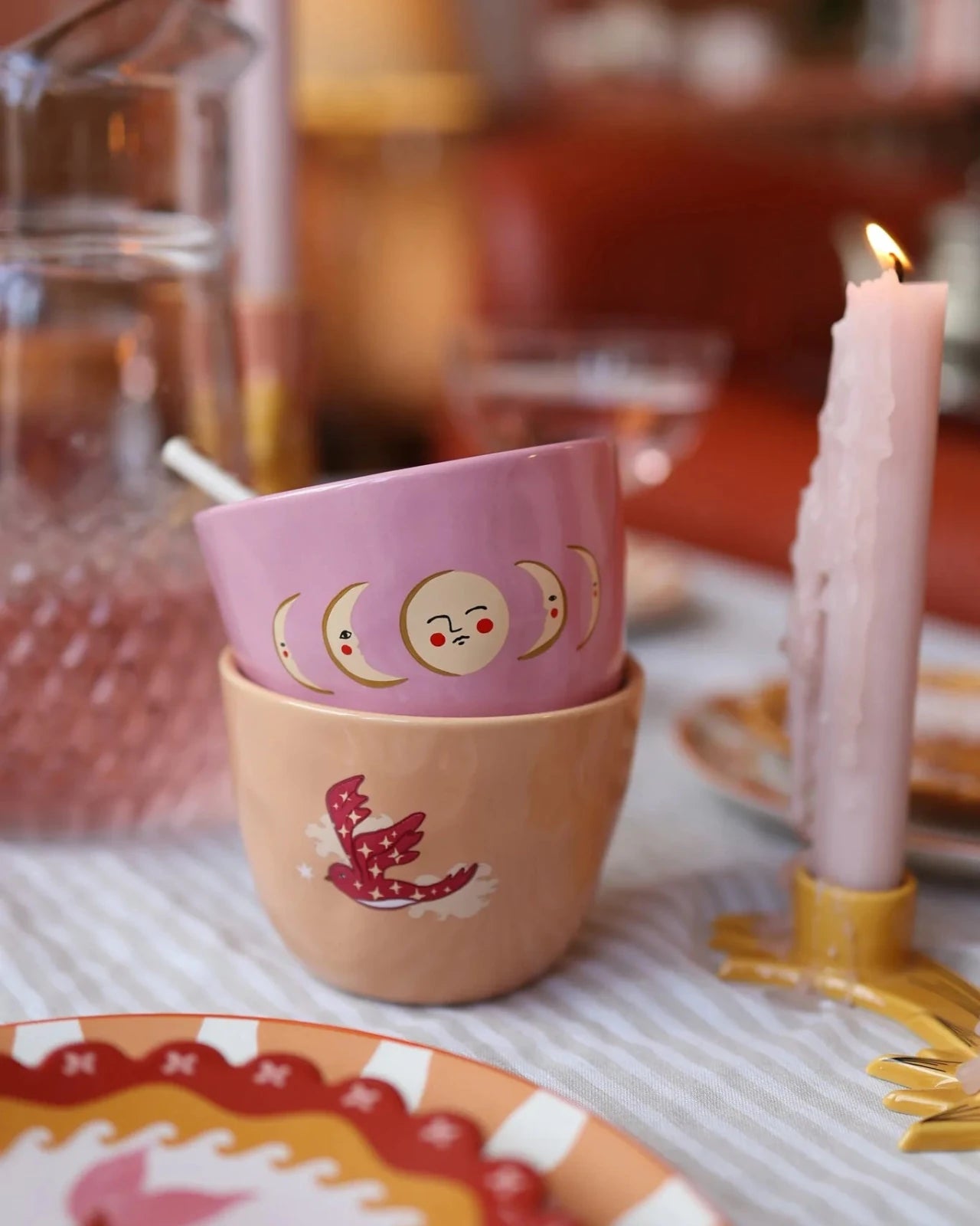 All the Luck in the World - Becher (300 ml) • Pink Moon - ROSA ECK