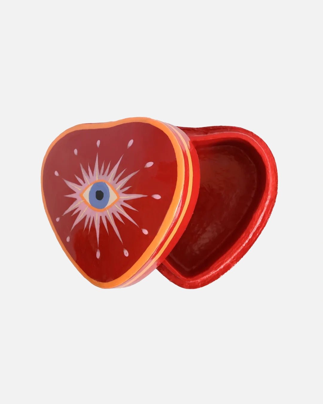 All the Luck in the World - Herzbox Aufbewahrungsdose • Eyes - ROSA ECK