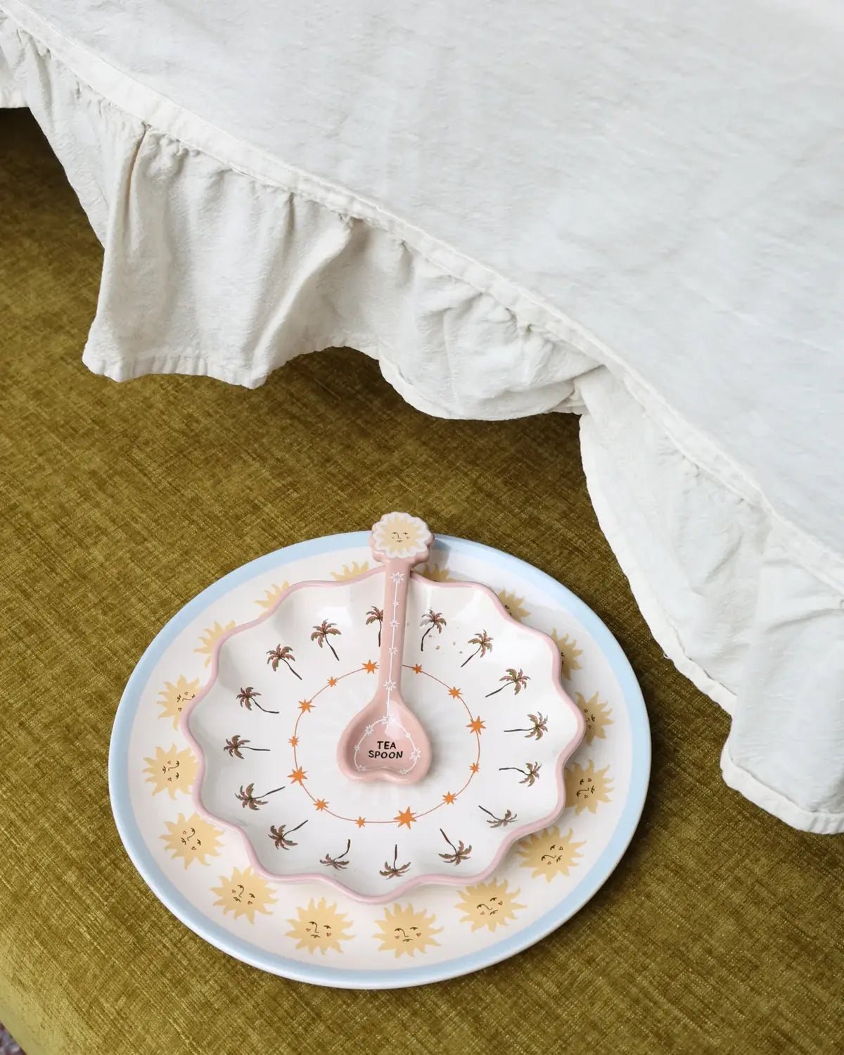 All the Luck in the World - Kleiner Teller • Palmtrees - ROSA ECK