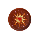 All the Luck in the World - Kleiner Teller / Schmucktablett • Heart With Fire - ROSA ECK