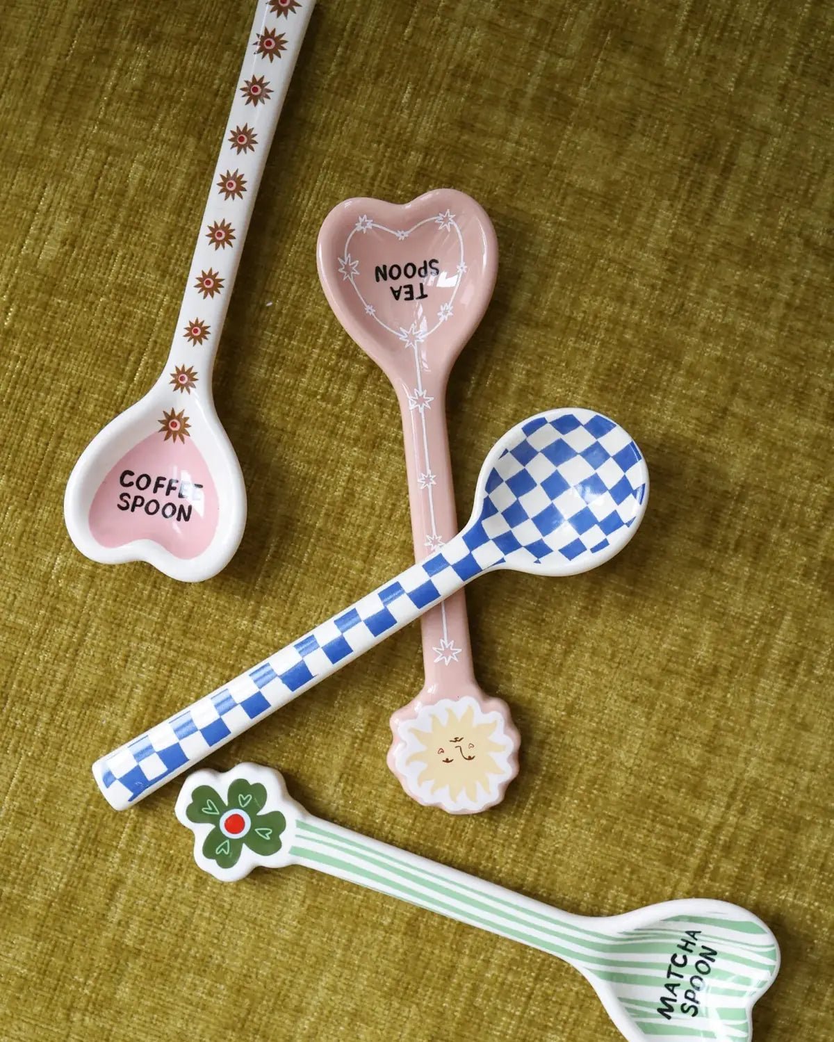 All the Luck in the World - Löffel • Checkerboard Pattern - ROSA ECK