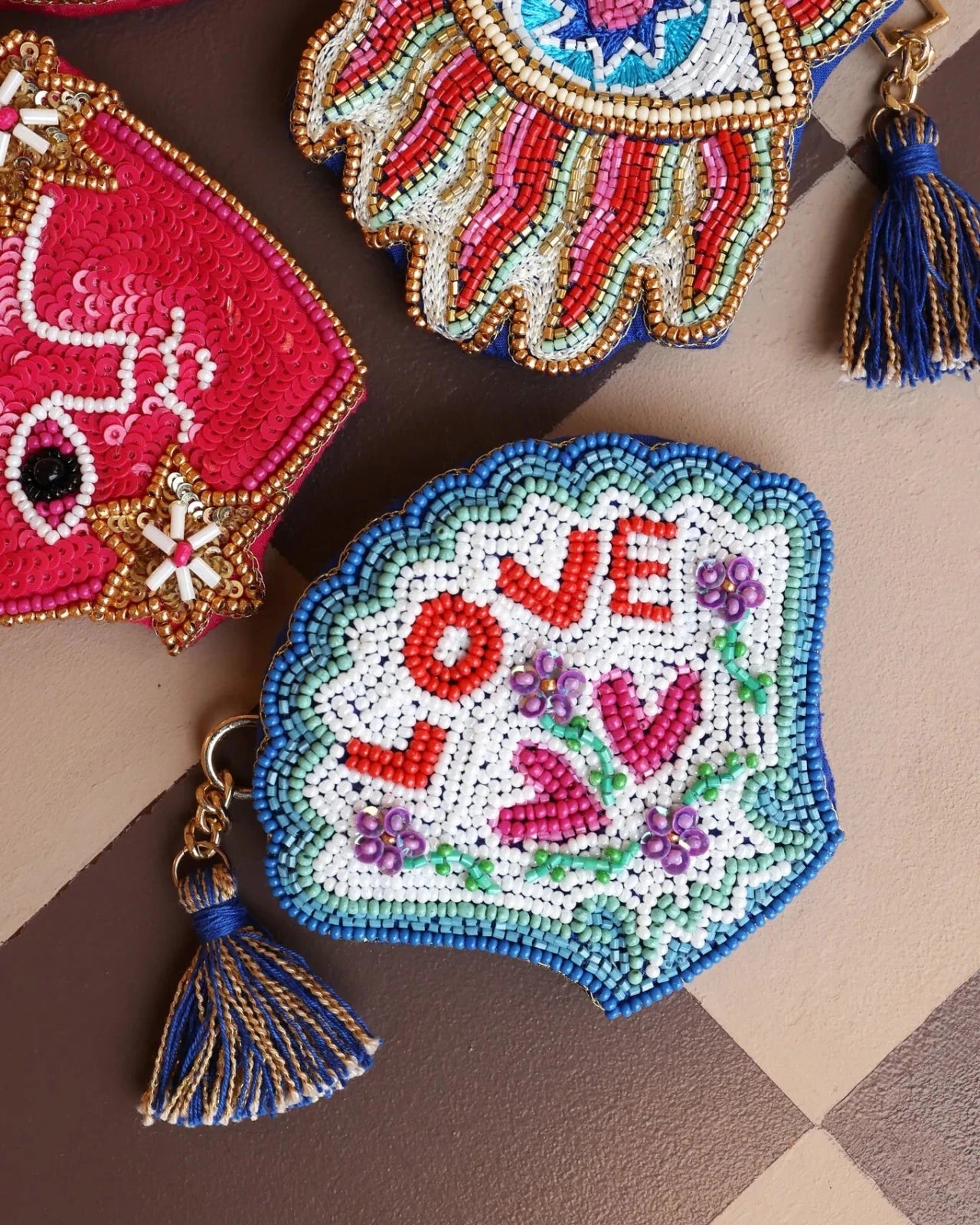 All the Luck in the World - Mini - Beutel • Love Shell - ROSA ECK