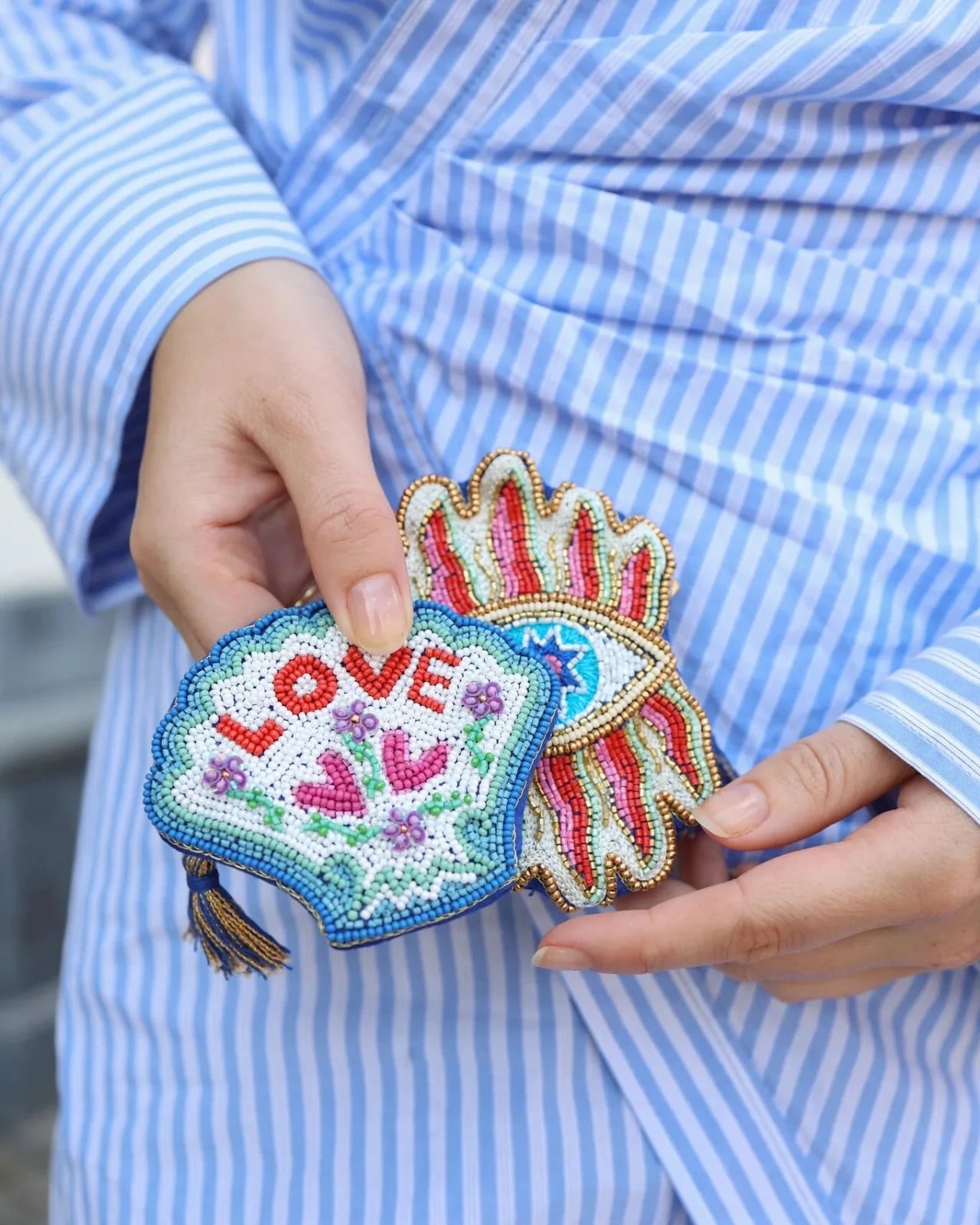 All the Luck in the World - Mini - Beutel • Love Shell - ROSA ECK