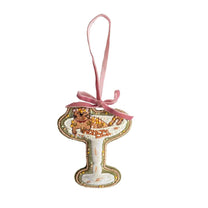 All the Luck in the World - Ornament • Champagne with Cat - ROSA ECK