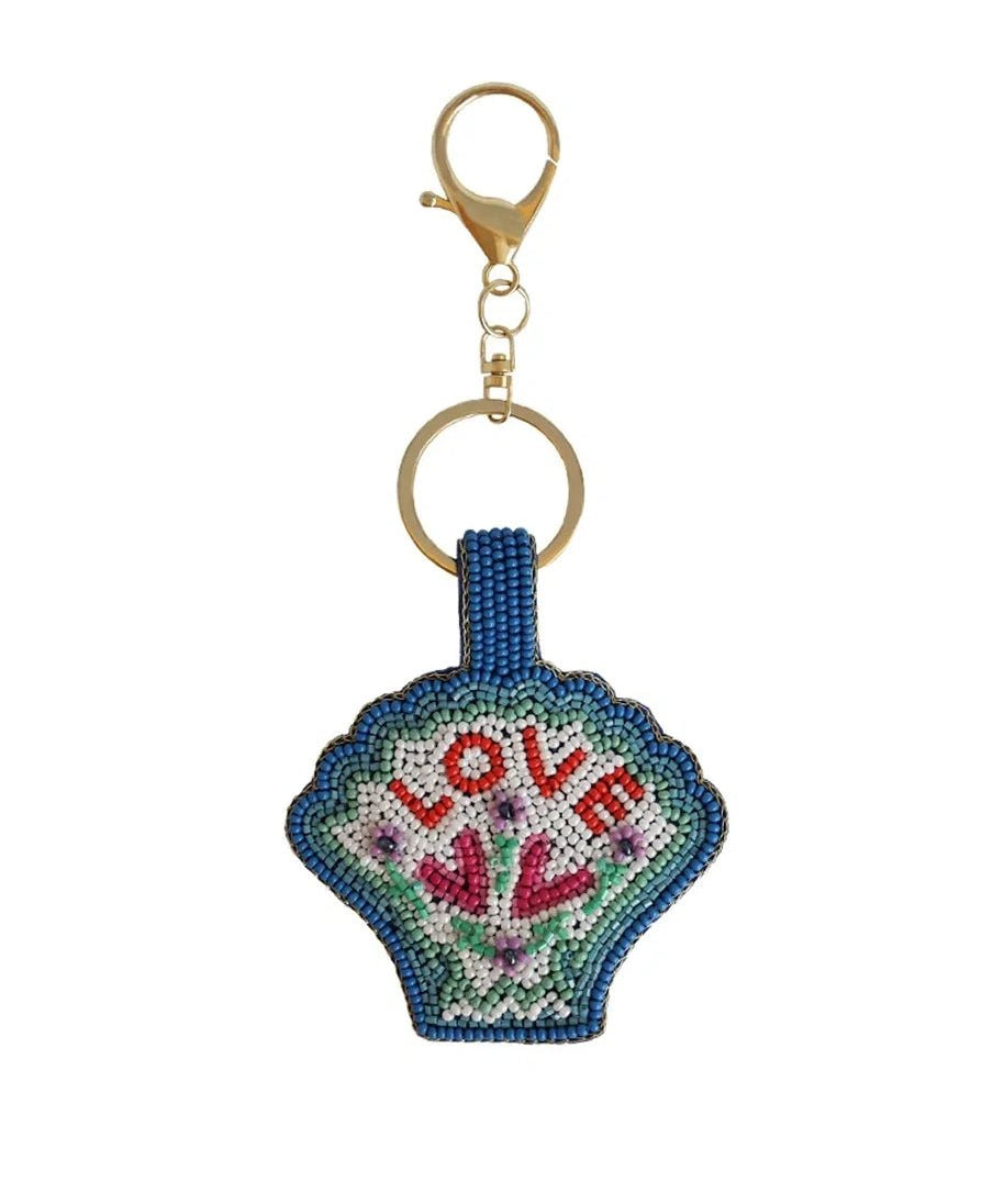 All the Luck in the World - Schlüsselanhänger • Love Shell - ROSA ECK