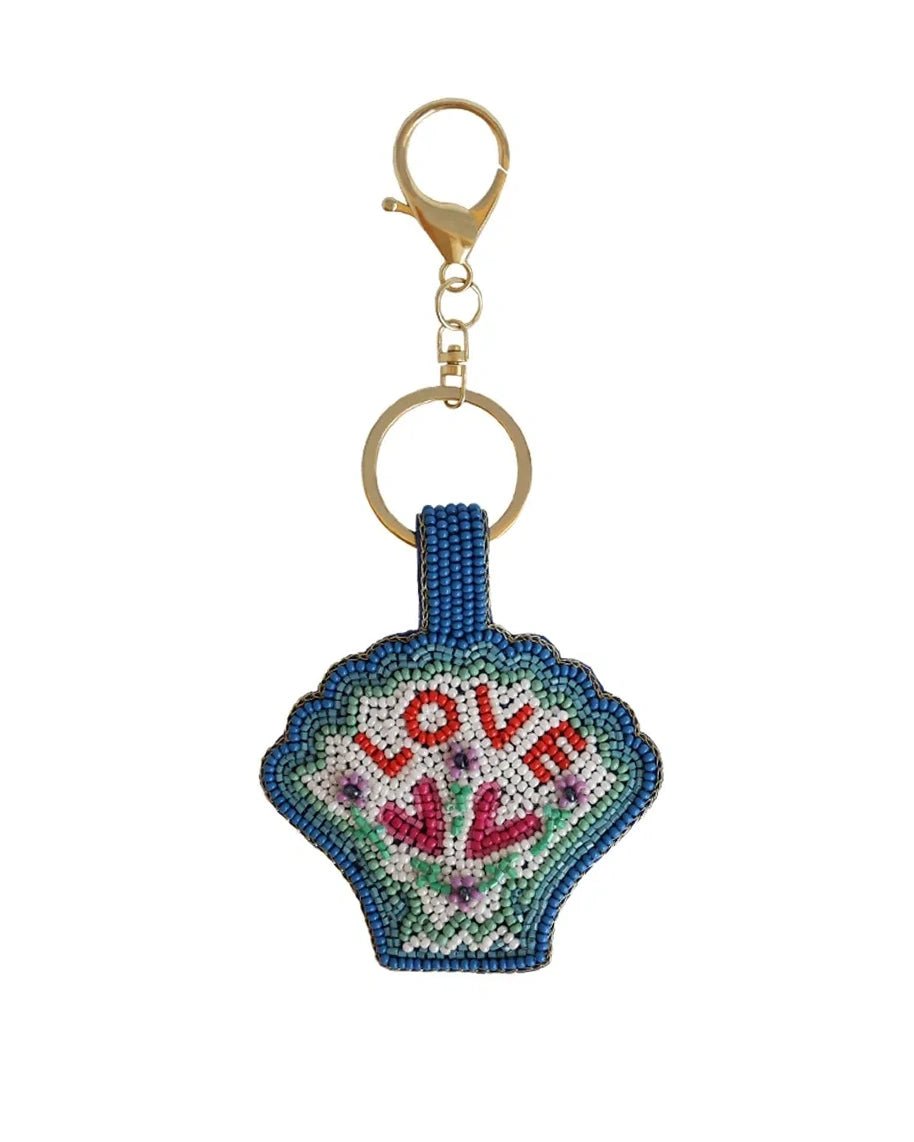 All the Luck in the World - Schlüsselanhänger • Love Shell - ROSA ECK