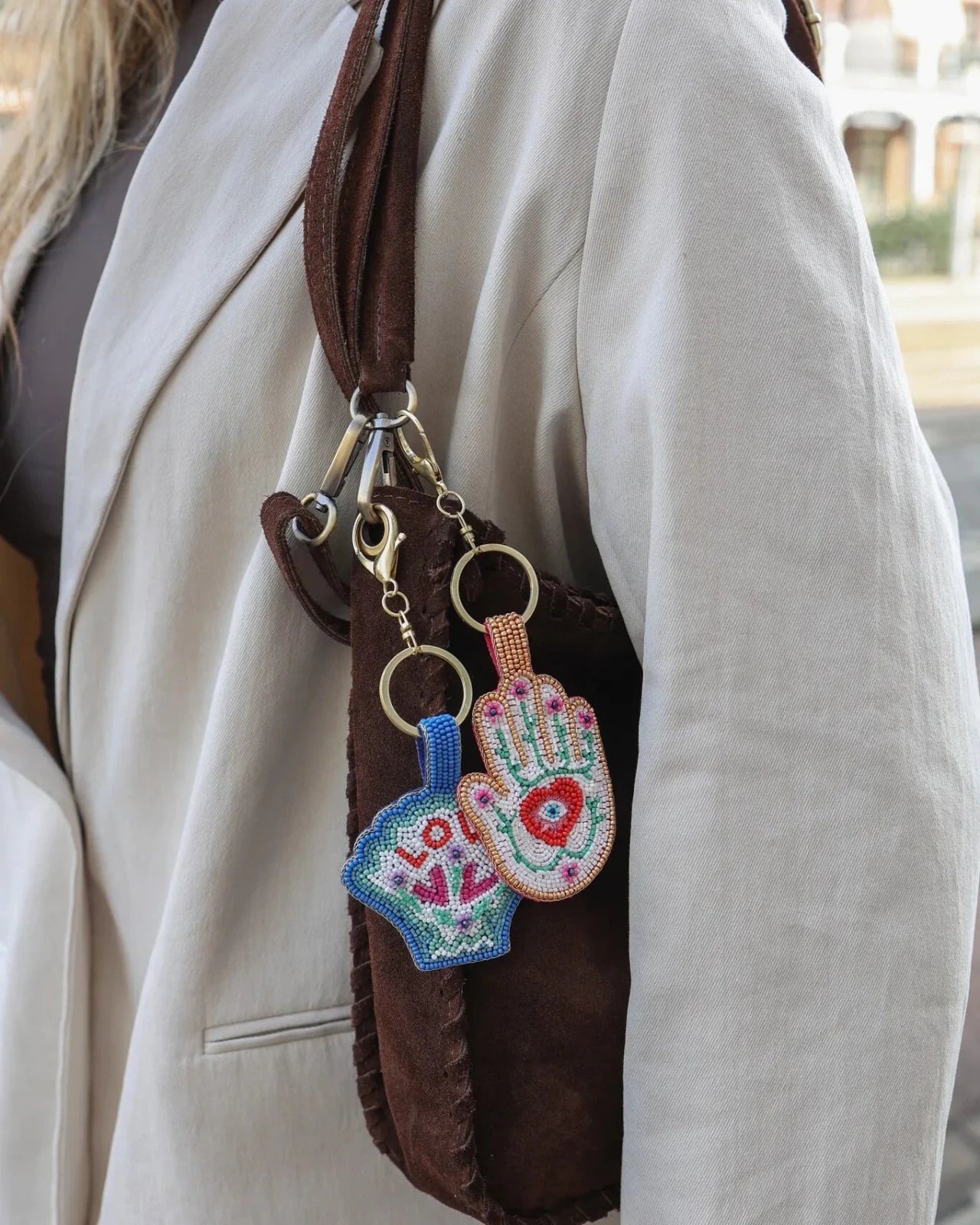 All the Luck in the World - Schlüsselanhänger • Love Shell - ROSA ECK