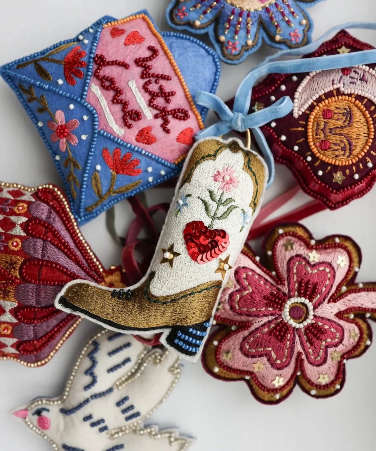 All the Luck in the World - Weihnachtsanhänger • Cowboy Boot - ROSA ECK