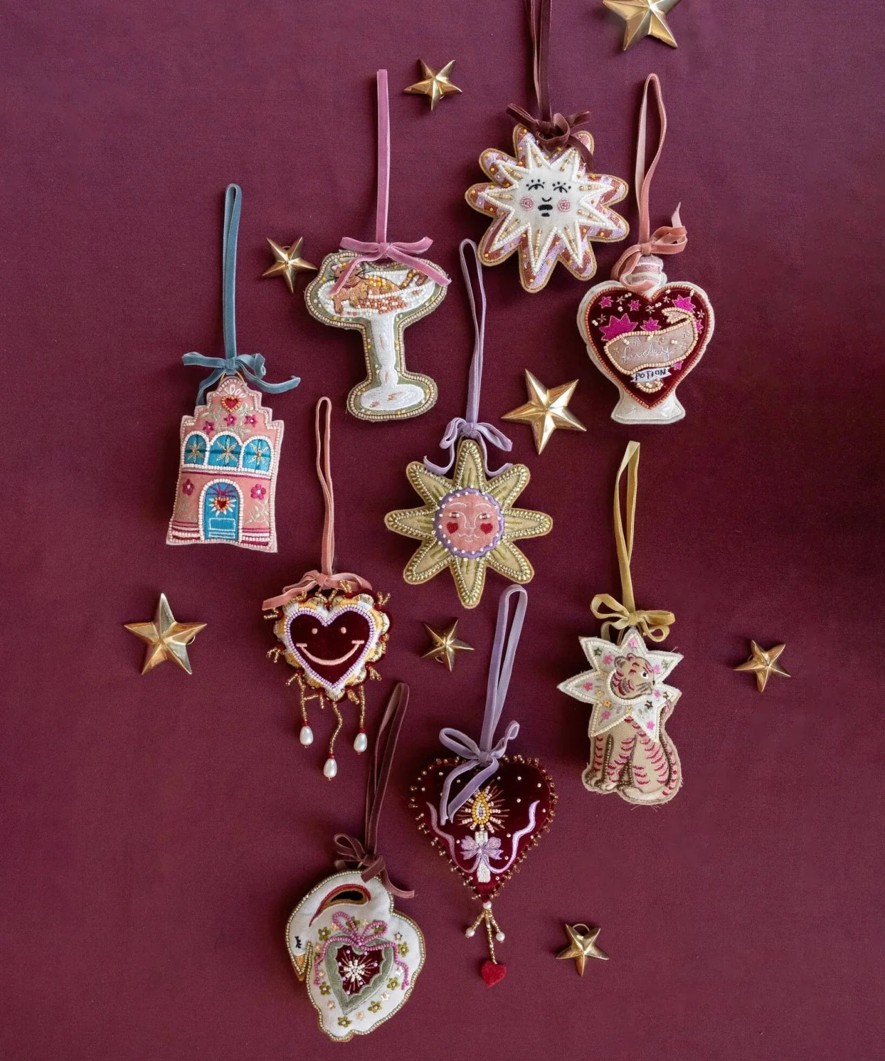All the Luck in the World - Weihnachtsanhänger • Happy Star - ROSA ECK