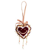 All the Luck in the World - Weihnachtsanhänger • Heart with Smiley - ROSA ECK