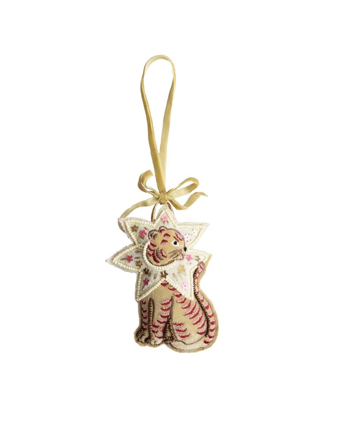 All the Luck in the World - Weihnachtsanhänger • Tiger with Star - ROSA ECK