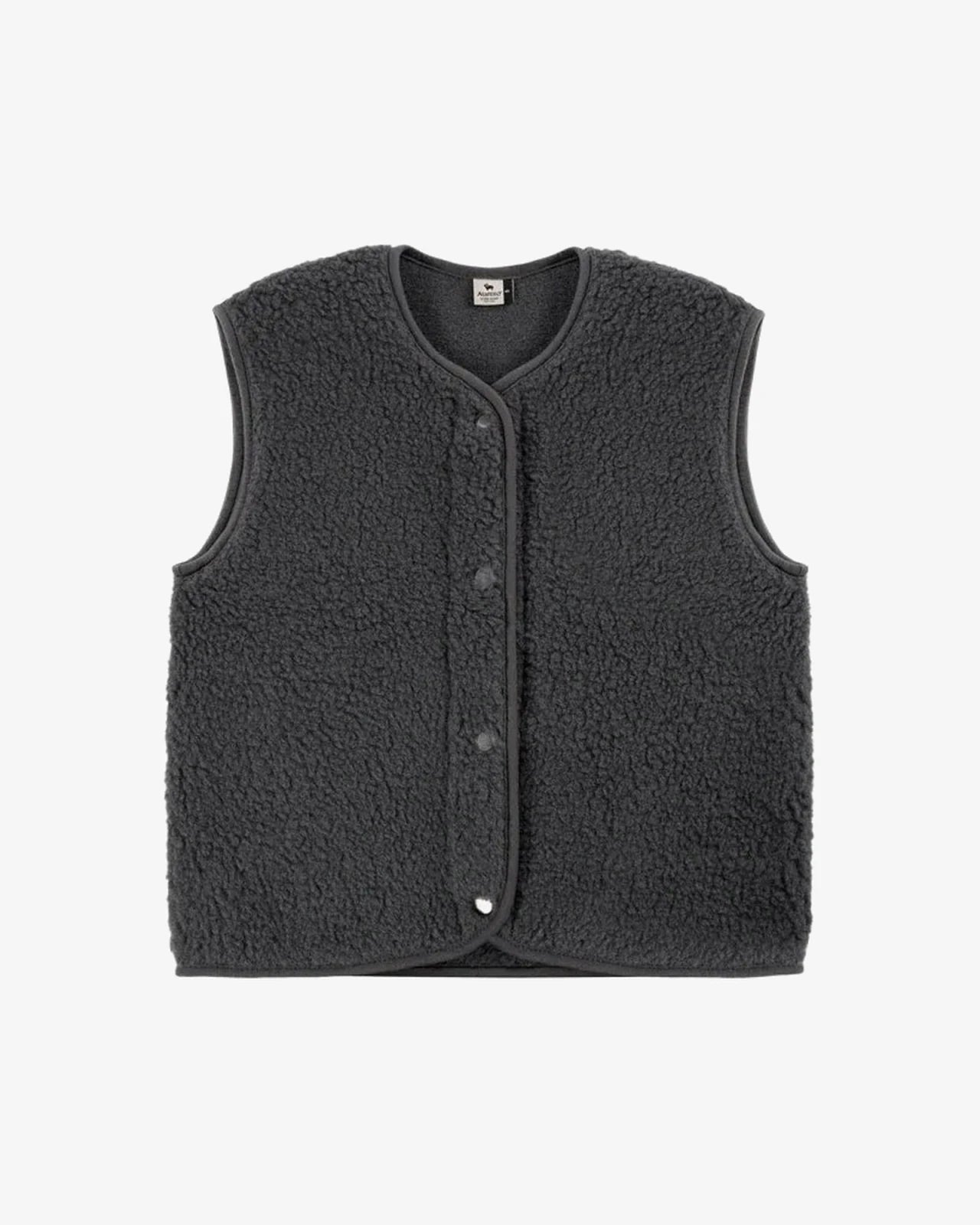 Alwero - TYB Weste aus Wolle • Anthracite (Grau) - ROSA ECK